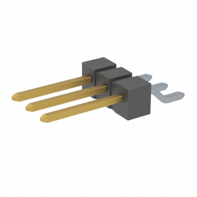 TSM-103-02-L-SH by Samtec Inc. - CONNECTOR HEADER SMD R/A 3POS 2.54MM