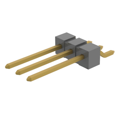 TSM-103-03-G-SH-K-TR by Samtec Inc. - CONNECTOR HEADER SMD R/A 3POS 2.54MM