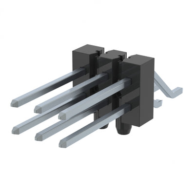 TSM-103-03-T-DH-A by Samtec Inc. - CONNECTOR HEADER SMD R/A 6POS 2.54MM