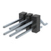 TSM-103-03-T-DH-TR by Samtec Inc. - CONNECTOR HEADER SMD R/A 6POS 2.54MM
