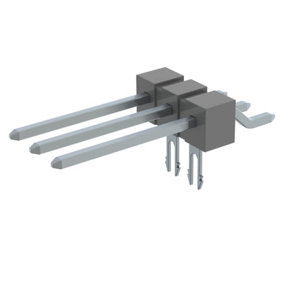 TSM-103-03-T-SH-LC by Samtec Inc. - CONNECTOR HEADER SMD R/A 3POS 2.54MM