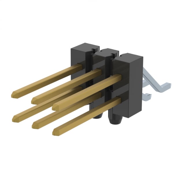 TSM-103-03-L-DH-A by Samtec Inc. - CONNECTOR HEADER SMD R/A 6POS 2.54MM