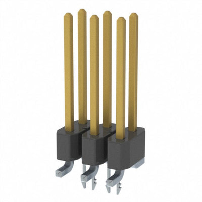 TSM-103-03-L-DV-LC-TR by Samtec Inc. - CONNECTOR HEADER SMD 6POS 2.54MM