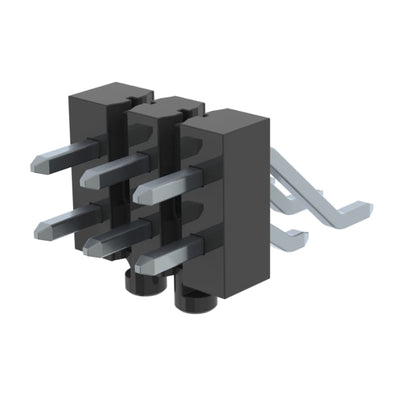 TSM-103-04-TM-DH-SL-K-TR by Samtec Inc. - CONNECTOR HEADER SMD R/A 6POS 2.54MM