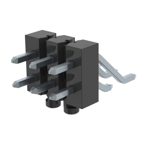 TSM-103-04-TM-DH-SL-K-TR by Samtec Inc. - CONNECTOR HEADER SMD R/A 6POS 2.54MM
