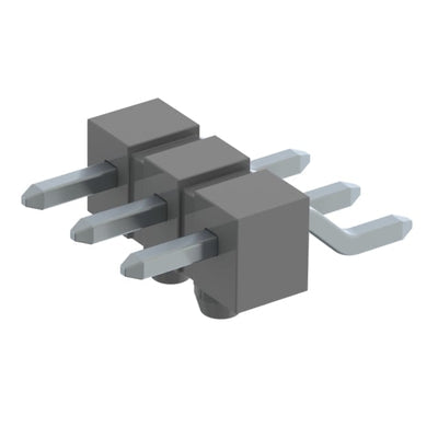 TSM-103-04-TM-SH-A by Samtec Inc. - CONNECTOR HEADER SMD R/A 3POS 2.54MM