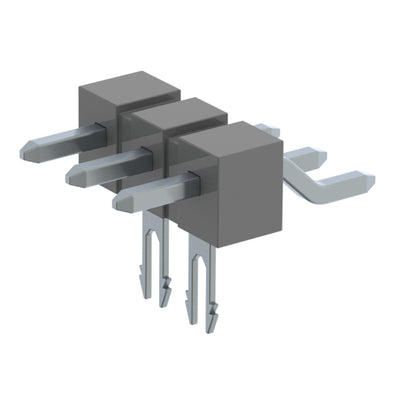 TSM-103-04-T-SH-LC by Samtec Inc. - CONNECTOR HEADER SMD R/A 3POS 2.54MM