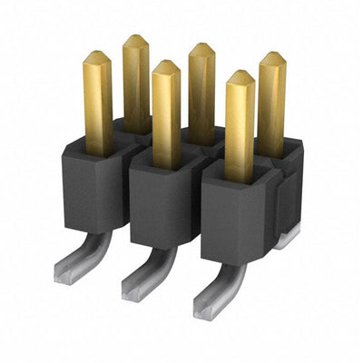 TSM-103-04-L-DV by Samtec Inc. - CONNECTOR HEADER SMD 6POS 2.54MM
