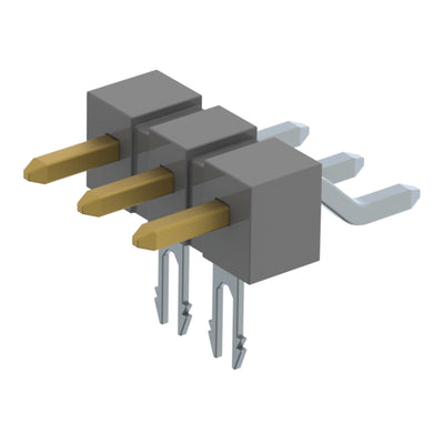 TSM-103-04-S-SH-LC-P-TR by Samtec Inc. - CONNECTOR HEADER SMD R/A 3POS 2.54MM