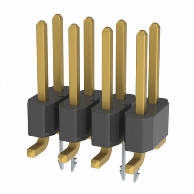 TSM-104-01-G-DV-LC by Samtec Inc. - CONNECTOR HEADER SMD 8POS 2.54MM
