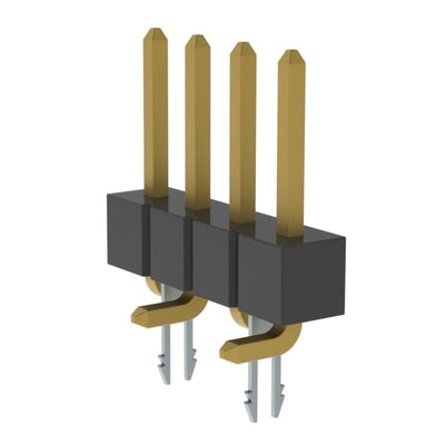 TSM-104-01-G-SV-LC-P-TR by Samtec Inc. - CONNECTOR HEADER SMD 4POS 2.54MM