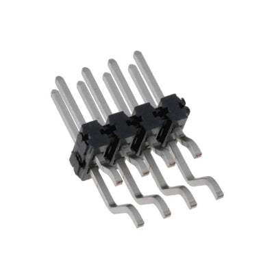 TSM-104-01-T-DH by Samtec Inc. - CONNECTOR HEADER SMD R/A 8POS 2.54MM