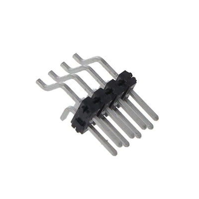 TSM-104-01-T-MT by Samtec Inc. - CONNECTOR HEADER SMD R/A 8POS 2.54MM