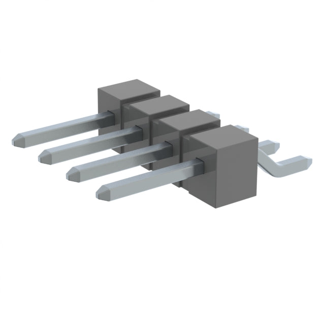 TSM-104-01-T-SH-TR by Samtec Inc. - CONNECTOR HEADER SMD R/A 4POS 2.54MM