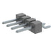 TSM-104-01-T-SH-TR by Samtec Inc. - CONNECTOR HEADER SMD R/A 4POS 2.54MM
