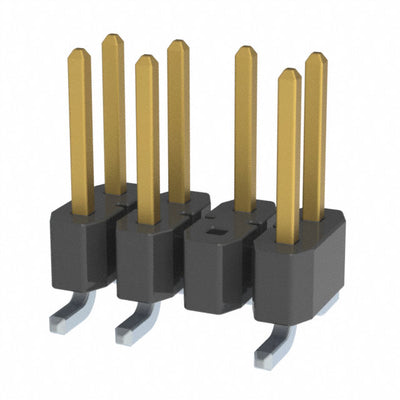 TSM-104-01-L-DV-003 by Samtec Inc. - CONNECTOR HEADER SMD 8POS 2.54MM