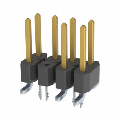 TSM-104-01-L-DV-LC-005 by Samtec Inc. - CONNECTOR HEADER SMD 8POS 2.54MM