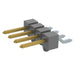TSM-104-01-F-SH-A by Samtec Inc. - CONNECTOR HEADER SMD R/A 4POS 2.54MM