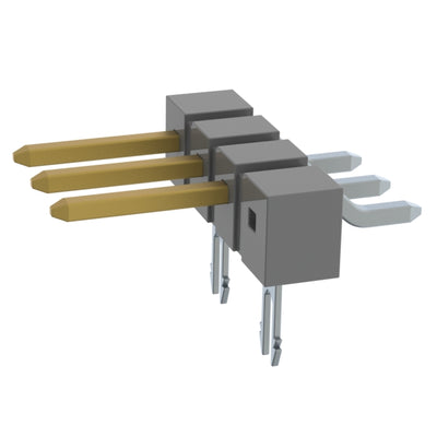 TSM-104-01-L-SH-LC-001-P by Samtec Inc. - CONNECTOR HEADER SMD R/A 4POS 2.54MM