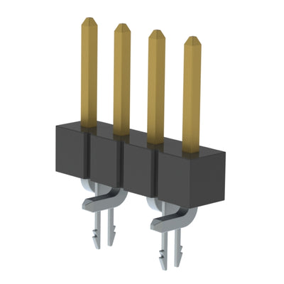 TSM-104-01-SM-SV-LC by Samtec Inc. - CONNECTOR HEADER SMD 4POS 2.54MM