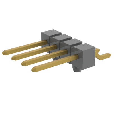 TSM-104-02-G-SH-A-P by Samtec Inc. - CONNECTOR HEADER SMD R/A 4POS 2.54MM