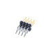 TSM-104-02-L-DH by Samtec Inc. - CONNECTOR HEADER SMD R/A 8POS 2.54MM
