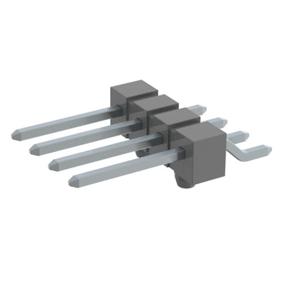 TSM-104-02-T-SH-A-K by Samtec Inc. - CONNECTOR HEADER SMD R/A 4POS 2.54MM
