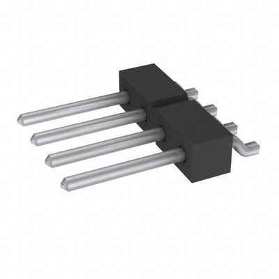 TSM-104-02-T-SH-P by Samtec Inc. - CONNECTOR HEADER SMD R/A 4POS 2.54MM