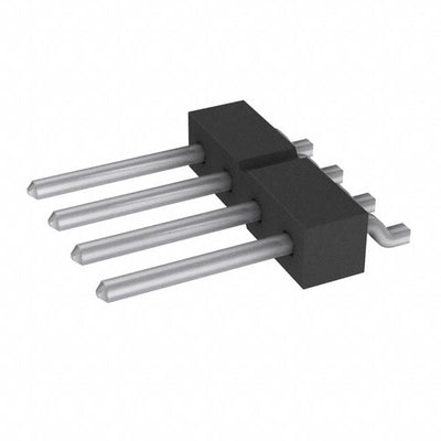 TSM-104-02-TM-SH-K-TR by Samtec Inc. - CONNECTOR HEADER SMD R/A 4POS 2.54MM