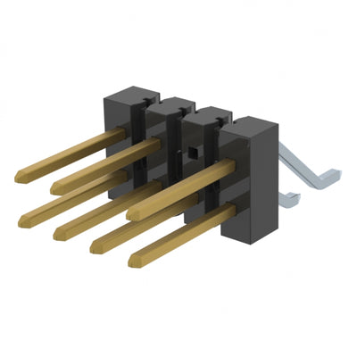 TSM-104-02-L-DH-004 by Samtec Inc. - CONNECTOR HEADER SMD R/A 8POS 2.54MM