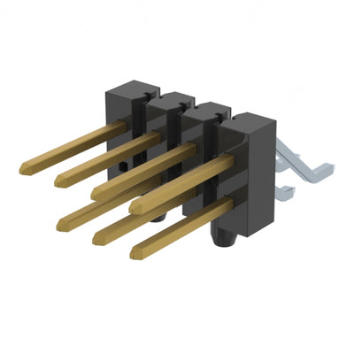 TSM-104-02-L-DH-A-007-P-TR by Samtec Inc. - CONNECTOR HEADER SMD R/A 8POS 2.54MM