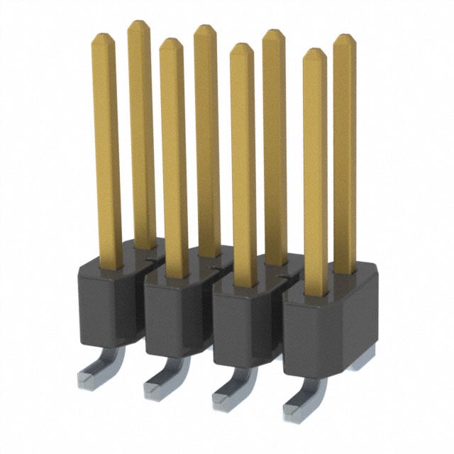 TSM-104-02-LM-DV by Samtec Inc. - CONNECTOR HEADER SMD 8POS 2.54MM