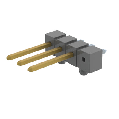 TSM-104-02-S-SH-A-001 by Samtec Inc. - CONNECTOR HEADER SMD R/A 4POS 2.54MM