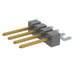 TSM-104-02-F-SH by Samtec Inc. - CONNECTOR HEADER SMD R/A 4POS 2.54MM
