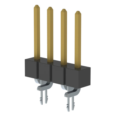 TSM-104-02-S-SV-LC by Samtec Inc. - CONNECTOR HEADER SMD 4POS 2.54MM