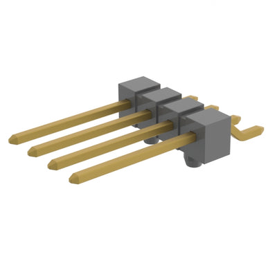 TSM-104-03-G-SH-A-K-TR by Samtec Inc. - CONNECTOR HEADER SMD R/A 4POS 2.54MM