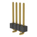 TSM-104-03-G-SV by Samtec Inc. - CONNECTOR HEADER SMD 4POS 2.54MM