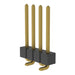 TSM-104-03-H-SV by Samtec Inc. - CONNECTOR HEADER SMD 4POS 2.54MM