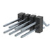 TSM-104-03-T-DH-K by Samtec Inc. - CONNECTOR HEADER SMD R/A 8POS 2.54MM