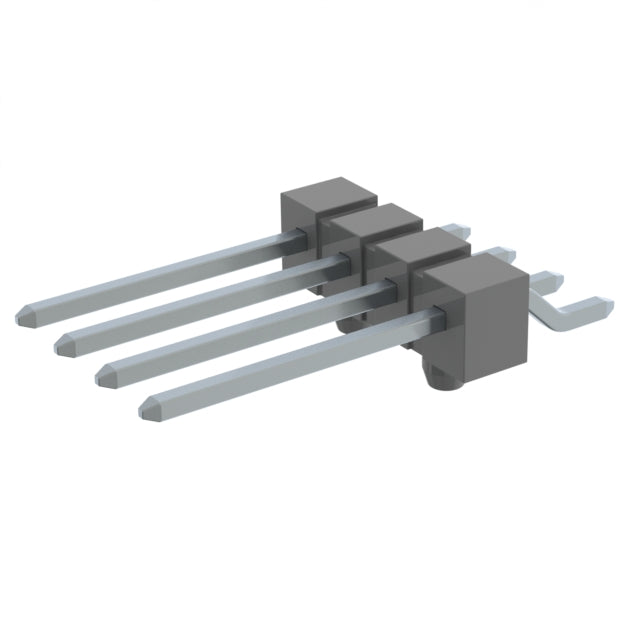 TSM-104-03-T-SH-A-K by Samtec Inc. - CONNECTOR HEADER SMD R/A 4POS 2.54MM