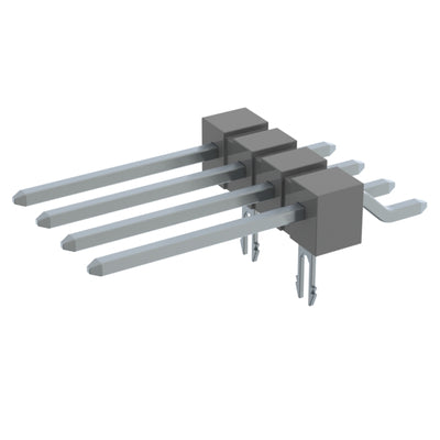TSM-104-03-T-SH-LC-TR by Samtec Inc. - CONNECTOR HEADER SMD R/A 4POS 2.54MM