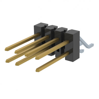 TSM-104-03-SM-DH-003-K-TR by Samtec Inc. - CONNECTOR HEADER SMD R/A 8POS 2.54MM