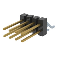 TSM-104-03-L-DH-K by Samtec Inc. - CONNECTOR HEADER SMD R/A 8POS 2.54MM