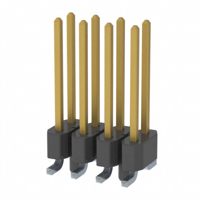 TSM-104-03-L-DV-A by Samtec Inc. - CONNECTOR HEADER SMD 8POS 2.54MM