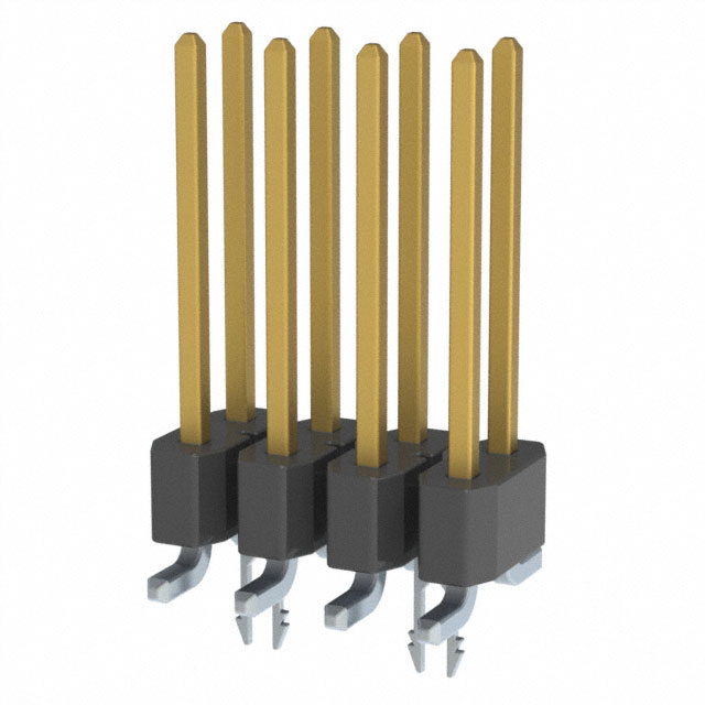 TSM-104-03-F-DV-LC by Samtec Inc. - CONNECTOR HEADER SMD 8POS 2.54MM