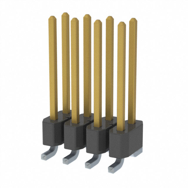 TSM-104-03-LM-DV by Samtec Inc. - CONNECTOR HEADER SMD 8POS 2.54MM