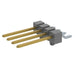 TSM-104-03-S-SH-A by Samtec Inc. - CONNECTOR HEADER SMD R/A 4POS 2.54MM