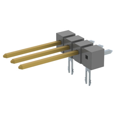 TSM-104-03-L-SH-LC-001 by Samtec Inc. - CONNECTOR HEADER SMD R/A 4POS 2.54MM