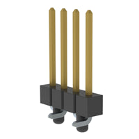 TSM-104-03-L-SV-A by Samtec Inc. - CONNECTOR HEADER SMD 4POS 2.54MM