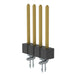 TSM-104-03-S-SV-LC-TR by Samtec Inc. - CONNECTOR HEADER SMD 4POS 2.54MM